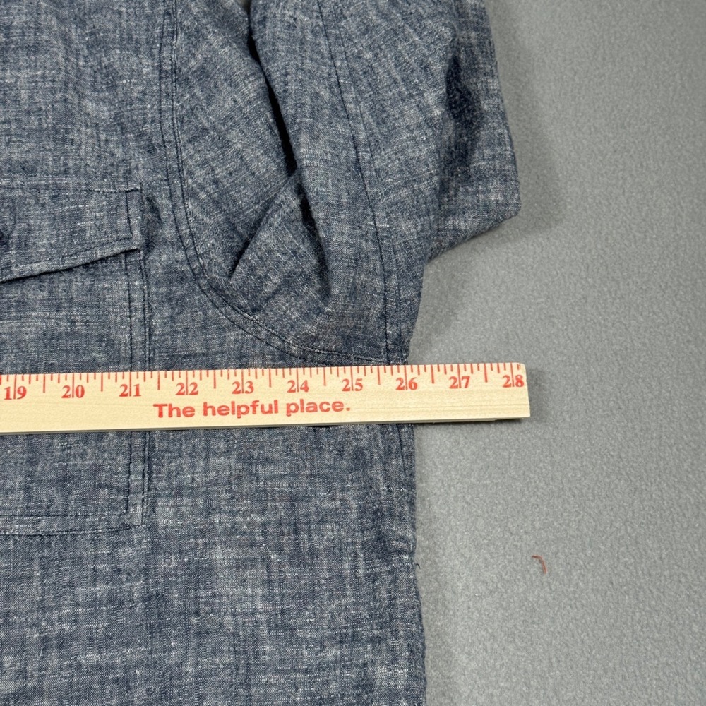 Outdoor Research Ironhorse Shirt Mens XXL Blue Hemp Cotton Button Down 279952 - Picture 6 of 9